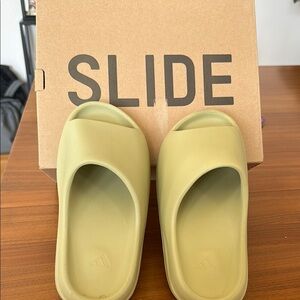 Adidas Olive Green Slides